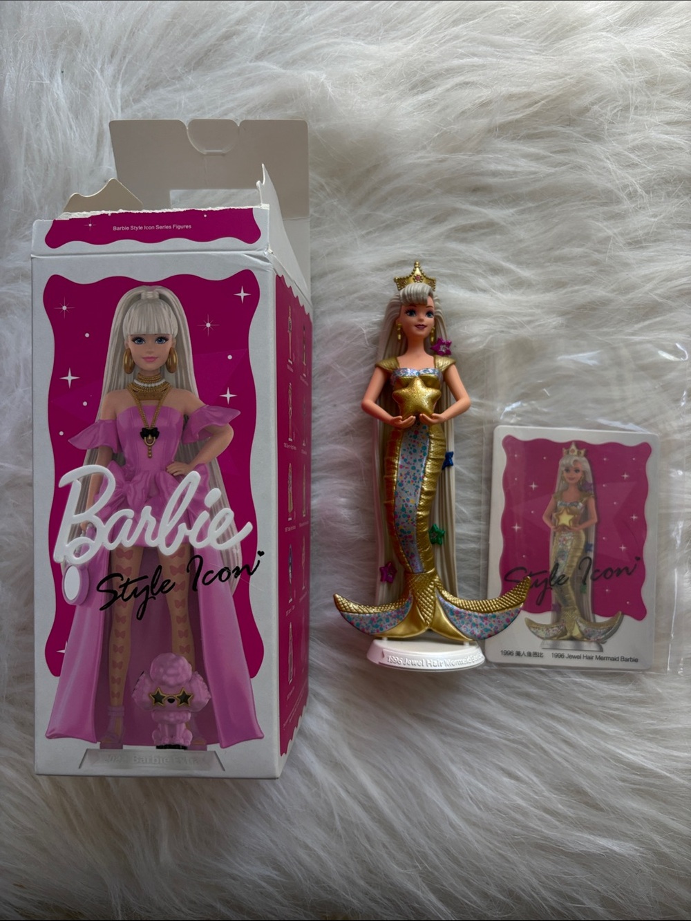Barbie Jewel Hair Mermaid Doll - Pink & Gold